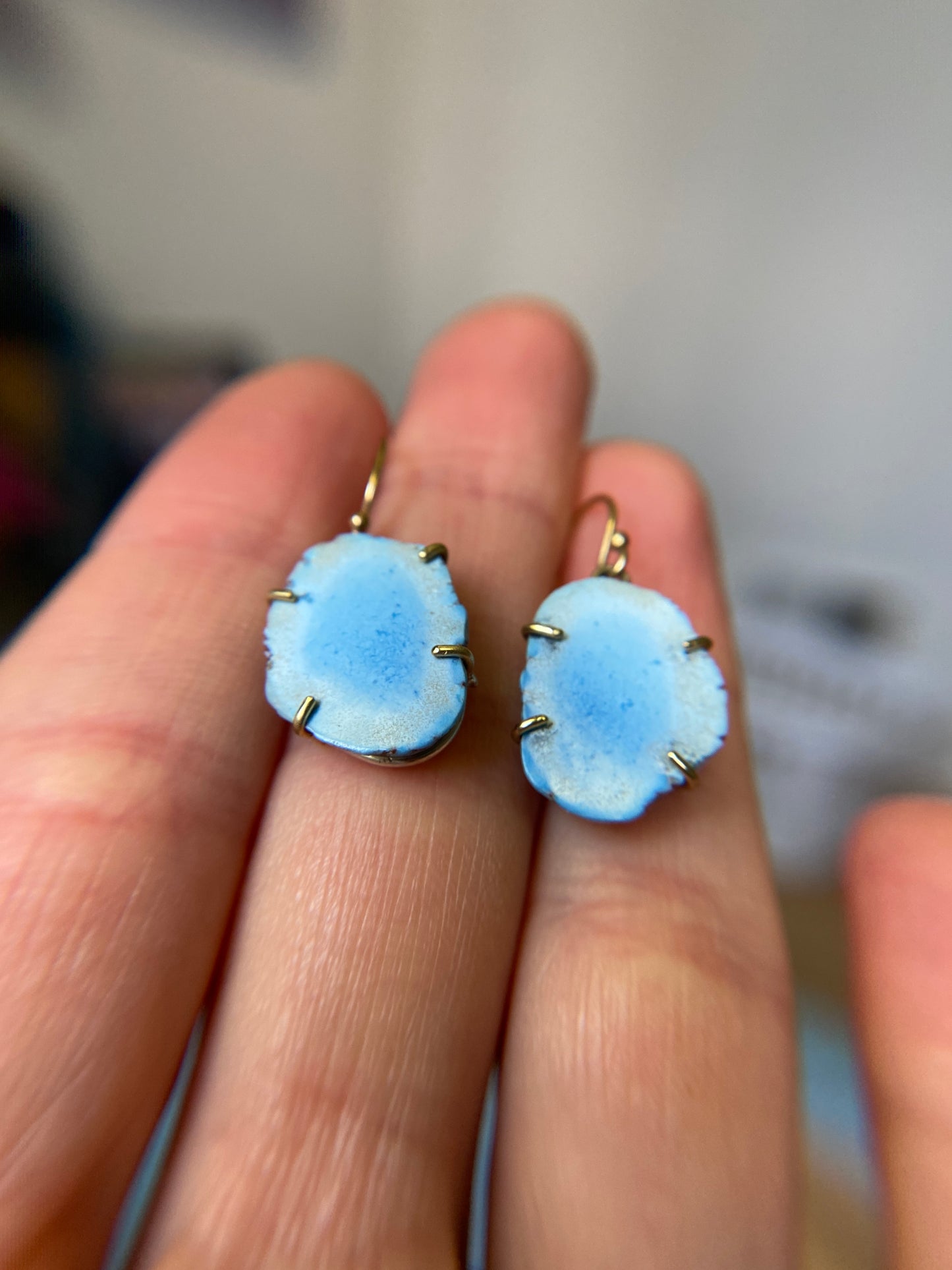Golden Hills Turquoise Earrings