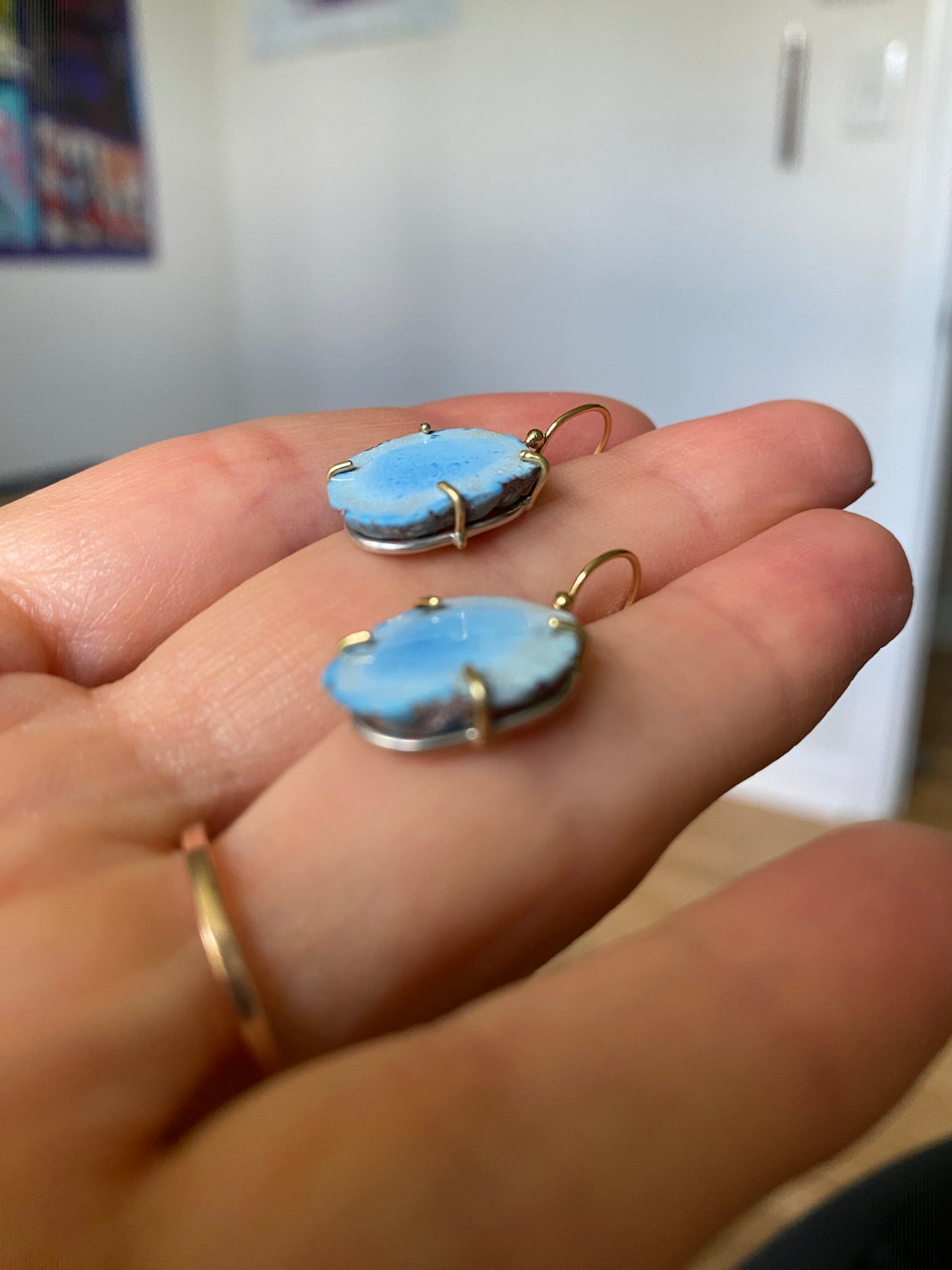 Golden Hills Turquoise Earrings