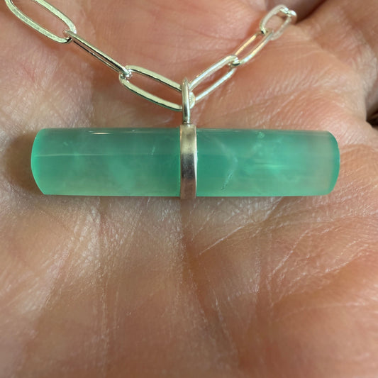 Glow Bar Charm - Chrysoprase