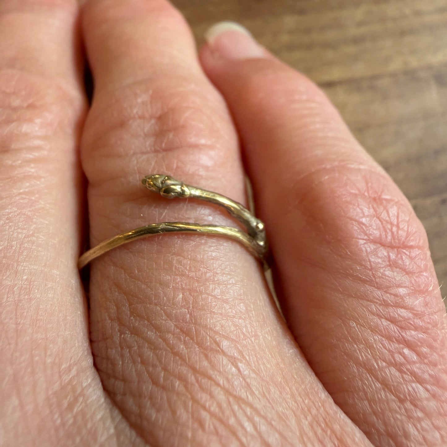 Brass Single Twig Ring