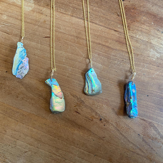 Abalone Shell - Sea Collection with 14/20 Gold-Filled Chain