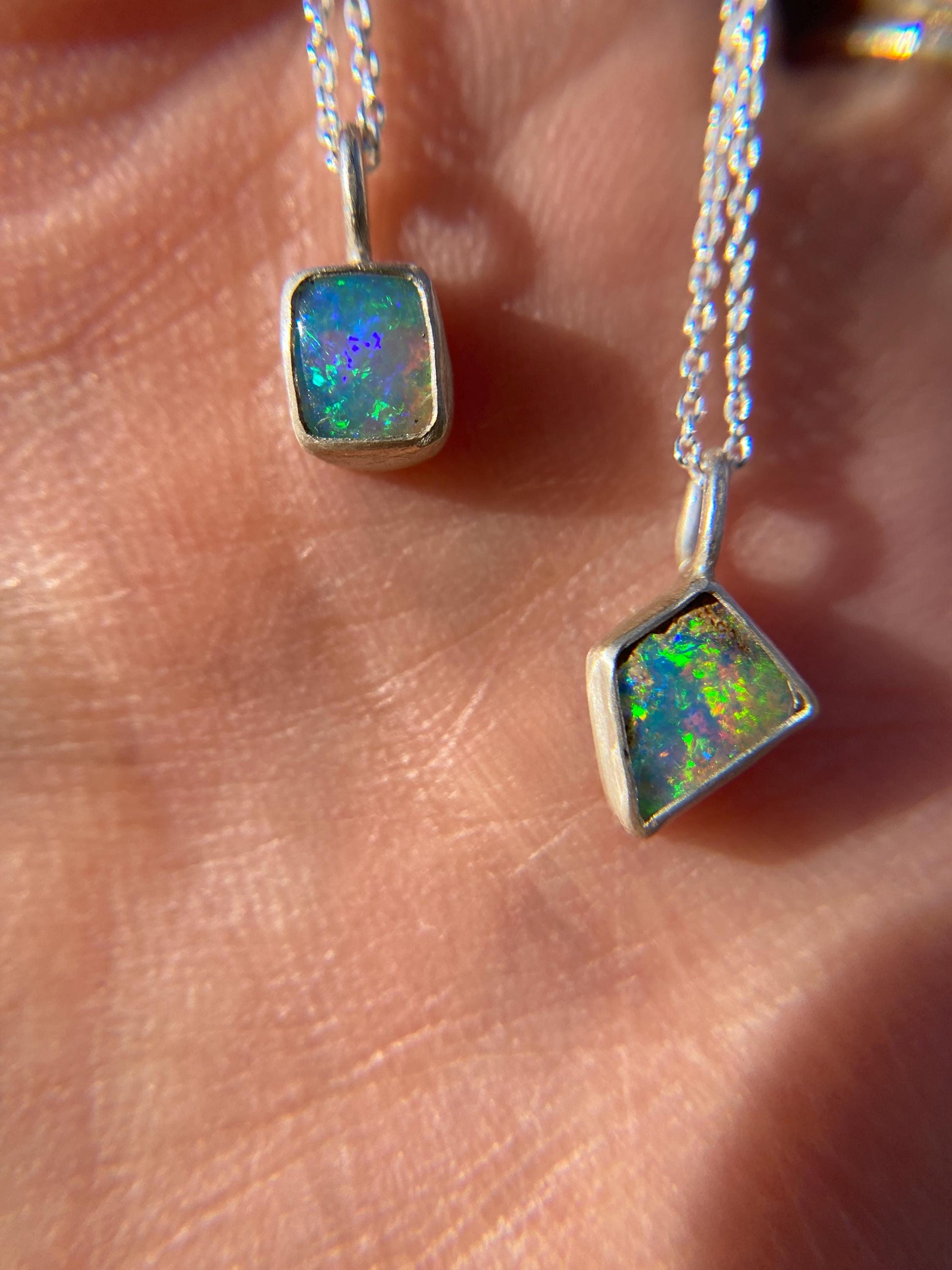 Dreamy Kite Pipe Opal Pendant