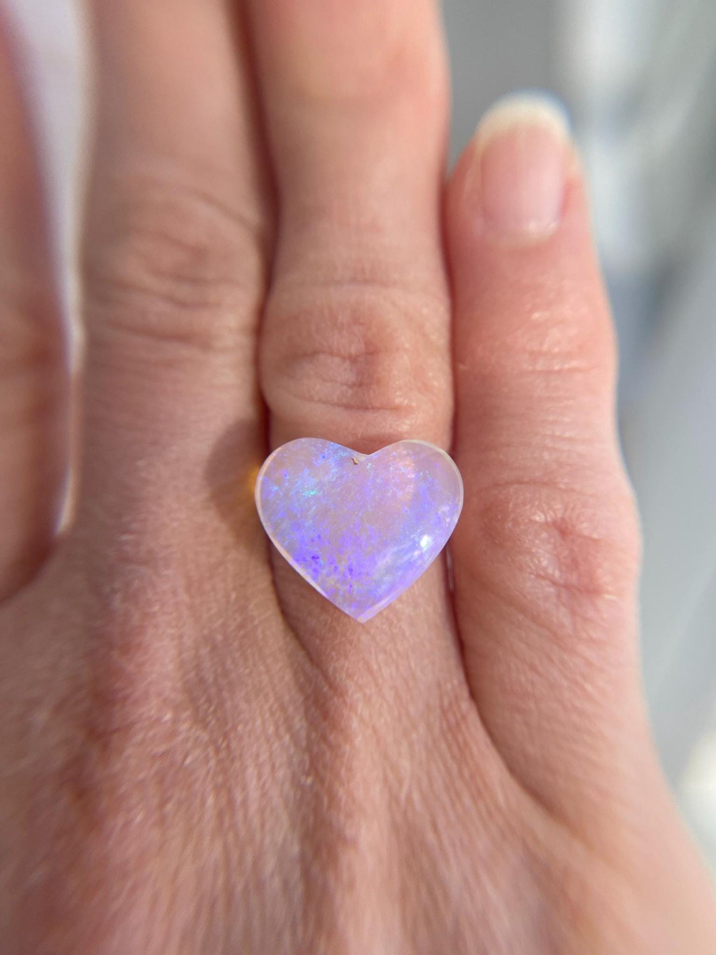 Made in your size - Heart Boulder Opal Twig Ring