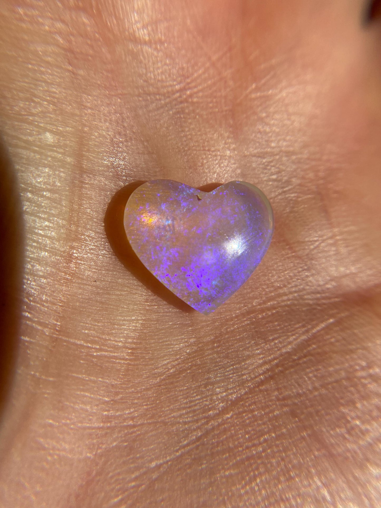 Made in your size - Heart Boulder Opal Twig Ring